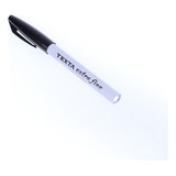 Caneta Texta 500 Fina 1 Unid Marcadores Cirurgico Cor Preto