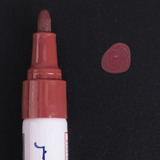 Caneta Tinta Permanente Pinta Metal Plástico Pneu Prov Dágua Cor Marrom