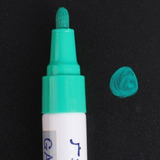 Caneta Tinta Permanente Pinta Metal Plástico Pneu Prov Dágua Cor Verde