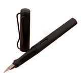 Caneta Tinteiro Estilo Lamy Safari Extra Luxo Com Conversor