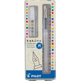 Caneta Tinteiro Kakuno Ponta Fina Refil Pilot Exterior Transparente