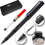 Caneta Tinteiro Lamy Charcoal Conver Tinta Preta 30 Ml