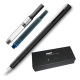Caneta Tinteiro Lamy Cp1 Matte Black Negro Fosco M Conversor