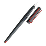 Caneta Tinteiro Lamy Joy Preto Com Vermelho Pena 1 1mm