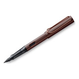 Caneta Tinteiro Lamy Lx Ed Especial Marrom Pena Média Tinta Azul