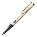 Caneta Tinteiro Lamy Lx Live Deluxe Palladium Pena Media