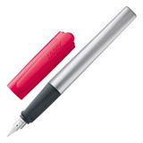 Caneta Tinteiro Lamy Nexx Carmesim Unidade Tinta Azul Exterior Vermelho