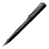 Caneta Tinteiro Lamy Safari Charcoal Pena Média