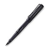 Caneta Tinteiro LAMY Safari Steel Black- 0E2 M- Ponta Média