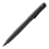 Caneta Tinteiro Lamy Studio Lx Ponta M All Black Unidade Tinta Preto Exterior Preto