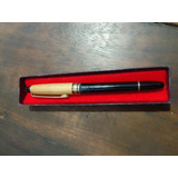 Caneta Tinteiro Mont Blanc Antiga Modelo Raro
