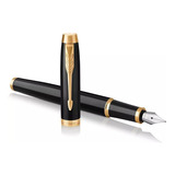 Caneta Tinteiro Parker Im Black Gt Cor Da Tinta Azul