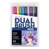Caneta Tombow Dual Brush Pen Cor Galaxy Importada Original