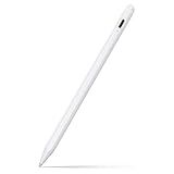 Caneta Touch Stylus Digital Capacitiva De Alta Sensibilidade Ponta Fina 1 5mm Bateria Recarregável Compátivel Com IOS Universal Premium