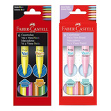 Canetinha Hidrocor Vai E Vem Pastel E Neon Faber castell