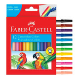 Canetinha Hidrográfica Colors C 12 Cores Faber castell