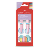 Canetinha Hidrográfica Tons Pastel 6 Cores Faber castell