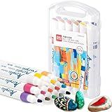 Canetinhas De Pintura De Tinta Acrílica 12 Cores- Caneta Acrilica Para Madeira- Vidro- Cerâmicas- Artesanato- Tecido- Plástico- Marcador Acrilico Para Pintura- Acrylic Markers
