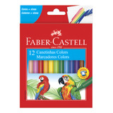 Canetinhas Para Colorir 12 Cores Faber Castell