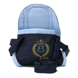Canguru Cadeirinha Carregador Bebê Lux Baby Bag Azul Menino
