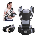 Canguru Carregador Ergonômico Para Bebê C Assento Hipseat