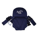 Canguru Para Bebe Passeio Mod Panda De 2a18 Meses Ate 15kg Cor Azul marinho