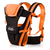 Canguru Sling Bolsa Bebe Carregador Mochila Nenem Confort 4x Cor Laranja