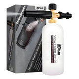 Canhão De Espuma Snow Foam P Karcher K1 K2 K3 K4 Aplicador De Espuma Detergente 1000ml Leque Ajustável Bjb Equipamentos