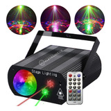 Canhão Raio Laser Holográfico Rgb C Controle Sensor Ritmo
