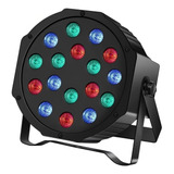 Canhão Refletor 18w Leds Rgb Dmx