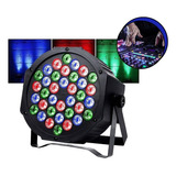 Canhão Strobo Refletor 36 Led Rgb Jogo De Luz 36w