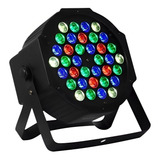 Canhão Strobo Refletor 36 Led Rgb Jogo De Luz 36w