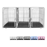 Canil Gaiola De 3 Lugares Modular Triplo Superior