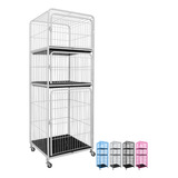 Canil Gaiola Vertical Mega 3 Lugares Cachorro Pet Tosa Tela