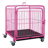 Canil Portátil De 1 Gaiola Para Pet Shop Banho E Tosa Branco