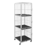Canil Vertical Gatil De 3 Gaiolas Pet Shop Banho E Tosa