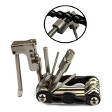 Canivete Bike Multi Chave 12 Funções C Extrator De Corrente