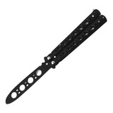 Canivete Butterfly Inox Faca Sem Fio Sem Corte Para Treinos