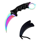 Canivete Faca Militar Karambit Fade Cs Go Faca Tatica bainha