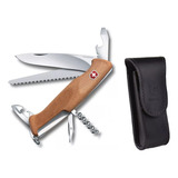 Canivete Suíço Ranger Wood 55 Victorinox 10f 11cm Com Bainha