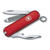 Canivete Suíço Victorinox Rally Vermelho Chaveiro 9 Ferramentas Com Abridor De Garrafas