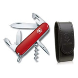 Canivete Suíço Victorinox Spartan 12 Funções Bainha Couro