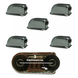 Canoa De Bateria Para Caixa Tom Surdo Kit Cromada Com Nota