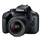  Canon Eos Rebel Kit T100 + Lente 18-55mm Iii Dslr Cor Pret