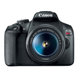 Canon Eos Rebel Kit T7 lente 18 55mm Is Ii Dslr Cor Preto