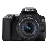 Canon Eos Rebel Sl3 Dslr Cor Preto Nota Fiscal Garantia