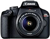 Canon EOS Rebel T100 EF S 18 55 III Kit Em Tamanho Real Preto