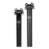 Canote Fibra De Carbono 3k Toseek Bike Mtb Speed 31 6 400mm