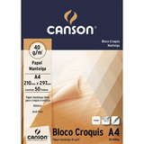 Canson Croquis A4 50fl Papel Manteiga P Esboços Artísticos