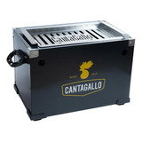 Cantagallo Portátil A Carvão Cor Preto Churrasqueira
